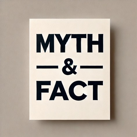 graphic saying myth or fact